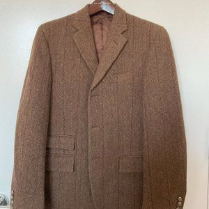 Ralph Lauren Brown Tweed Blazer